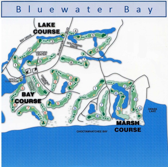Bluewater Bay golf courses